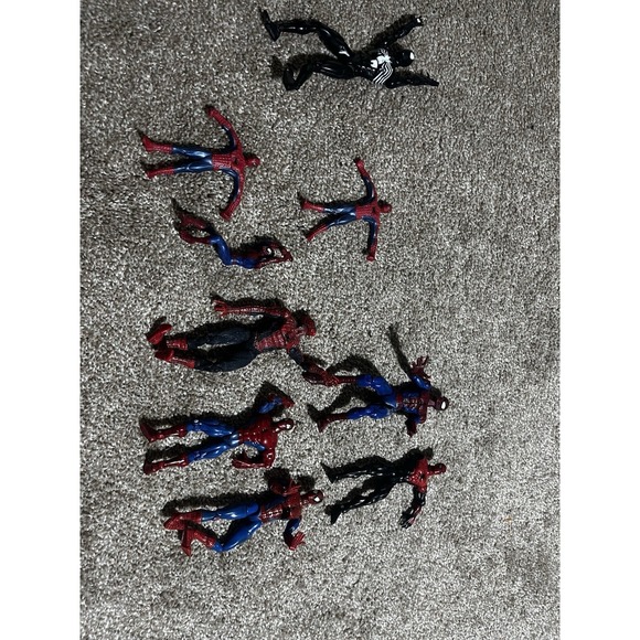 Toybiz Other - Lot of Vintage 90's Toy Biz Marvel Various Conditions Spider Men